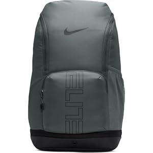 Nike Varsity Elite Mochila (32l), Gris Hierro/Negro/Negro, Tamaño único, Varsity Elite Mochila (32l)
