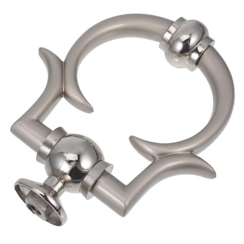 DIYEAH Aldaba De Puerta De Aleación De Zinc Aldaba De Seguridad Para Puerta Exterior De Casa Decorativas