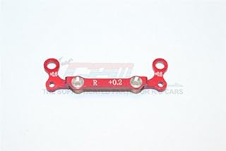 GPM For Kyosho Mini-Z AWD Upgrade Parts Aluminum Rear Knuckle Arm Holder GPM Design (Toe In : 0.2mm, Thick : 0.6mm) - 1Pc Red