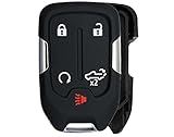 1x New Replacement Proximity Key Fob Shell / CASE Compatible with & Fit for Select GM GMC Vehicles (