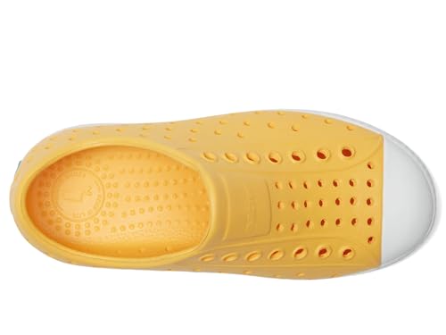 image for Native Shoes Unisex-Kids Jefferson Sneakers, Pollen Yellow/Shell White
