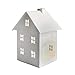 Produktbild Excelsa Laterne in Form von Kleines Haus, Metall, weiß, Metall, weiß, 10 x 9.6 x 14.5 cm