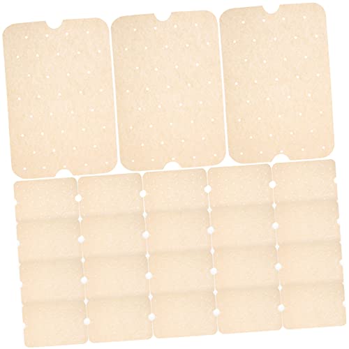 Alipis 100 hojas Papel para Freidora de Aire Resistente al Aceite Redondas Sulfurizado Antiadherente para Hornear para Cocinar Pizzas Galletas y Verduras