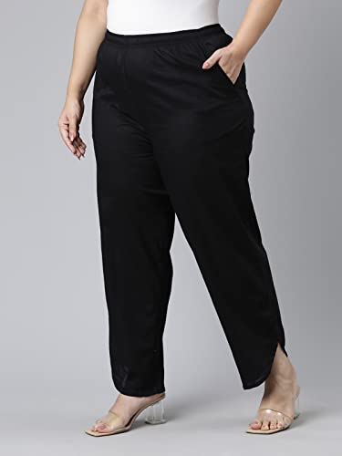 Image of GO COLORS Women Mid Rise Cotton Dhoti Pant