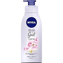 NIVEA Oil In Lotion Rose & Argan Oil 400ml, Replenishing Body Lotion with Rose Scent & Argan Oil, Intensive Moisturising Cream with Hydrating Formula