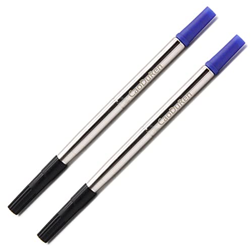 CaoDuRen 0.7mm Tip, 4.56” 116mm Long, 0.28" 7 mm Diameter, Ballpen Rollerball Compatible Pen Refills. Compatible with Parker Item Numbers: 1905323,