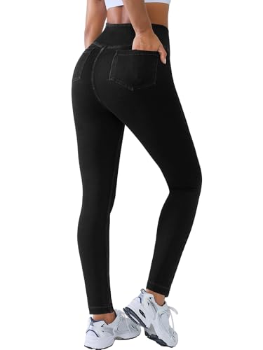 Image of BRXL Skinny Jeans for Women High Waisted Jegging Denim Legging with Pockets