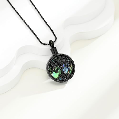 Imrsanl Tree of Life Urn Necklaces for Ashes for Women Men Tree of Life with Celtic knot Cremation Jewelry for Ashes Memory Jewelry for Human Pet3