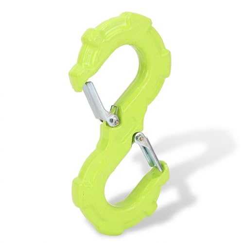 Qalvona S Shape Winch Hook, Quick Release Tow Hook, 6600LBS Load Capacity, Towing Shackle - Rapid Connection, Carbon Steel Construction, Ideal for Trucks Trailers and Off Road Vehicles