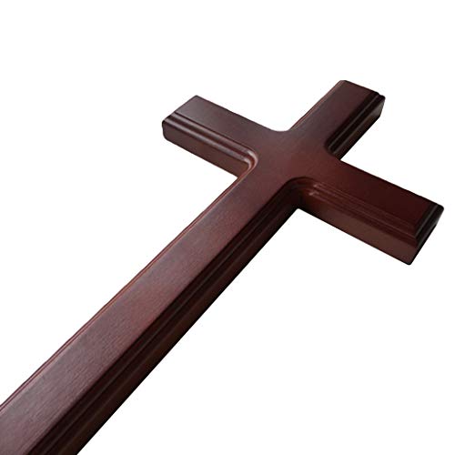 32 cm Houten Jezus Christus Cross Wandmontage Kerk Religieus Gebed Opknoping Ornament Woondecoratie Kruisen voor Muur Sets - Image 5