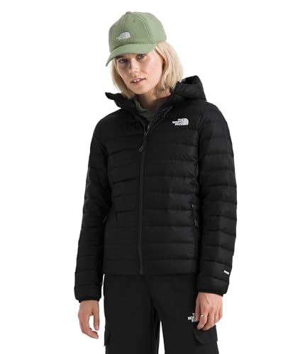 The North Face Damen Classic Down Hooded Jacke, Tnf Black, L