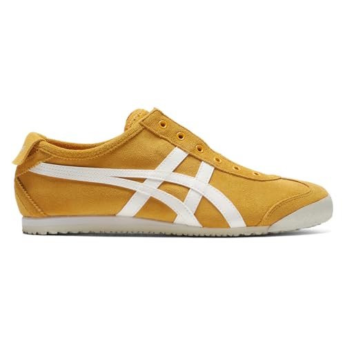Image of Onitsuka Tiger Unisex Mexico 66 Slip-ON 1183C157 (Golden Glow/Cream, US Footwear Size System, Adult, Men, Numeric, Medium, 8)