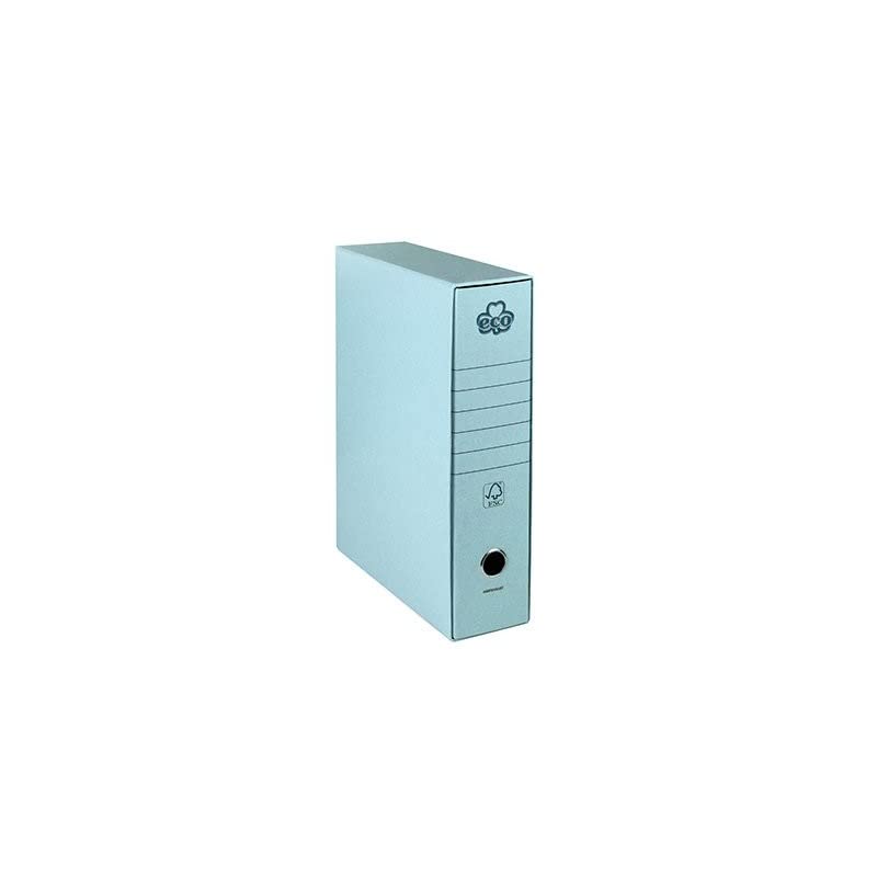 62074 Registratore Eco New Azzurro Dorso 8Cm F.To Protocollo