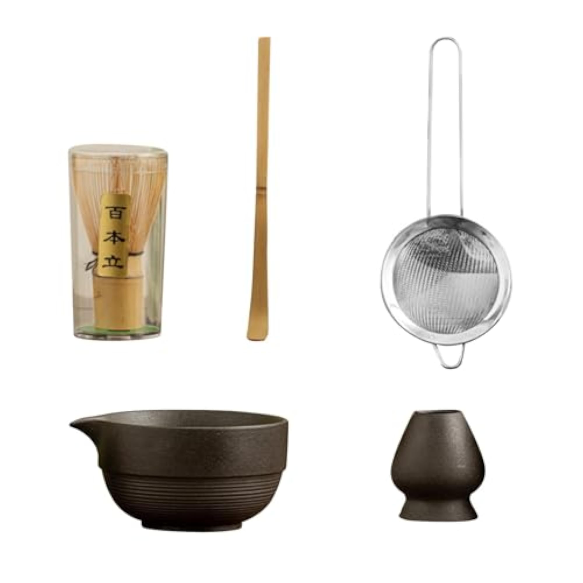 Sturdy Japanese Tea Making Tools, Complete Kit