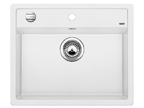 Évier design BLANCO DALAGO 6 en SILGRANIT blanc, l'élégance minimaliste