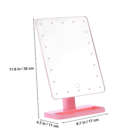 Miroir cosmétique avec LED VICASKY et éclairage de table tactile