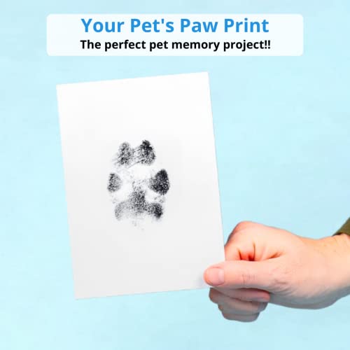 Fur Gift Paw Print Stamp Pad, 100% Pet Safe, Pet Paw Print Kit, No-Mess Ink Pad, Imprint Cards, Pet Memorial Keepsake, Dogs, Cats, Small Pets, Pet Owner, Pet Memory Project, Nose Print (Small-Medium) #TOP3