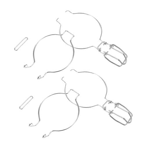 Garneck Jar Thread Holder Wide Mouth Jars Sealer Leak Proof Stainless Steel Construction Space Saver