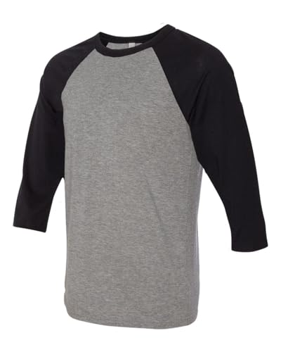 Collegiate American Patriotic USA Flag Three-Quarter Raglan Sleeve Baseball Shirt Unisex miniatura 3