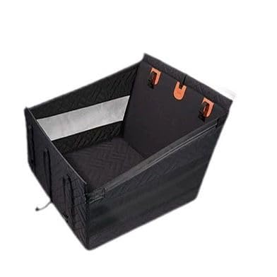 Tier-Herzen - Hunde Hartboden-Autositzerweiterung Einzelsitz (56x56x40CM,Schwarz)
