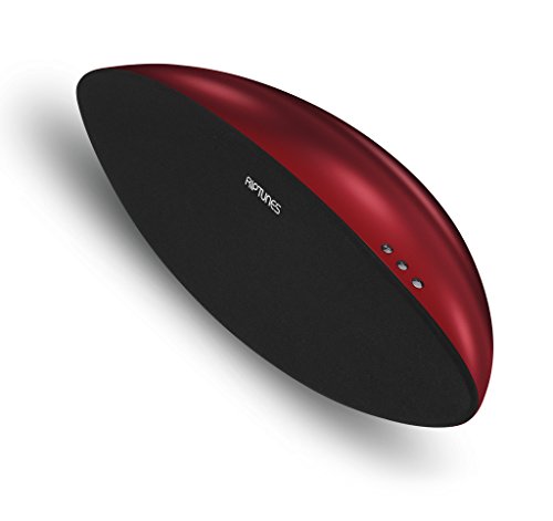 Riptunes Elite Wireless Bluetooth 2.1Ch Bookshelf Stereo Speaker - Dynamic Studio 400 Watts Powerful Center Channel With Built In Subwoofer – Usb/Aux / 3.5Mm Line Output-(Champagne Red Metallic) #TOP21