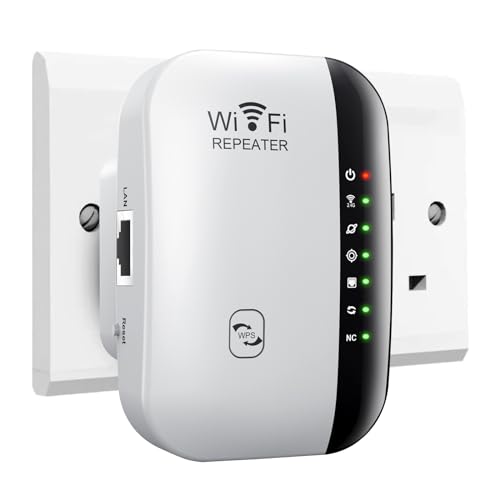 La mejor comparación de Señales de puerta del mes. 49 Yakiter 2026 Más Rápido WiFi Extender Signal Booster,Repetidor de Señal WiFi,Amplificador de Señal WiFi con Puerto Ethernet,Soporta hasta 50+ Dispositivos y 5000m² Cuadrados...