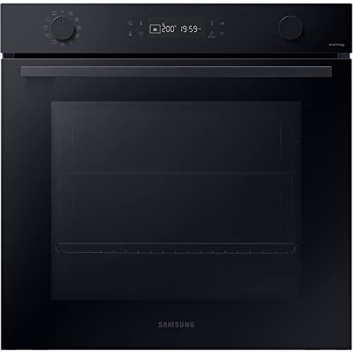 Samsung 76L Single Fan Smart Oven Series 4 With Pyrolytic Cleaning NV7B41307AK/U4 Black (Renewed)