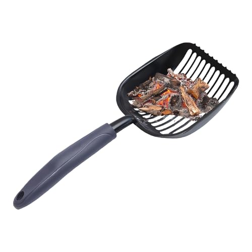 Pala de ceniza para hoguera, pala de carbón ahuecada, herramientas de parrilla resistentes al calor, suministros de parrilla portátiles para hoguera al aire libre, rejilla, estufas de leña