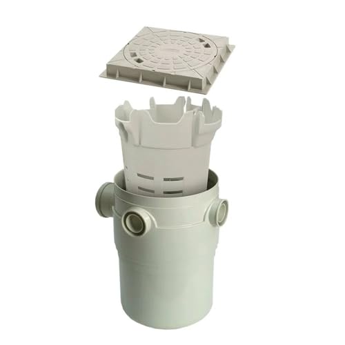 Caixa De Gordura Pvc Com Tampa, Porta Tampa E Cesto Amanco