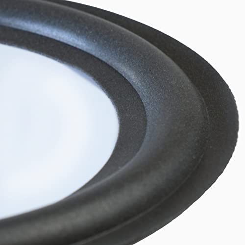 Spathiphyllum Rubber Ring 2Pcs 6.5Inch Black Speaker Rubber Foam Edge Surround Rings Repair Kit For Speaker Repair Or Diy #TOP6
