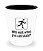 Inline Skates Shot Glass - Inline Skater Gift - Roller Skating Present - Why Walk When You Can Skate