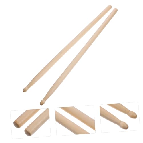 Baquetas de madera para batería 6 pares TOYANDONA miniatura 2