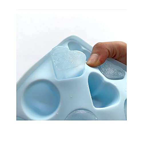 Bandejas de hielo de silicona con tapa, 18 cubos miniatura 6