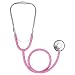 ERDOGLY Kids Stethoscope, Real Working Nursing Stethoscope for Kids, Play Doctor Toy for Toddler, Boys Girls Doctor Nurse Cosplay Costume Accessories, Pink