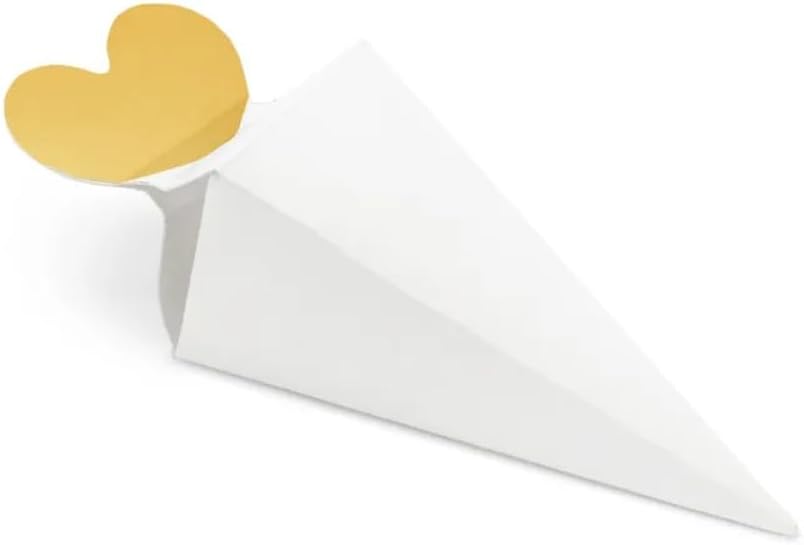 PartyDeco Paper Cone Gift Box Guest Bag Confetti Potpourri Cone