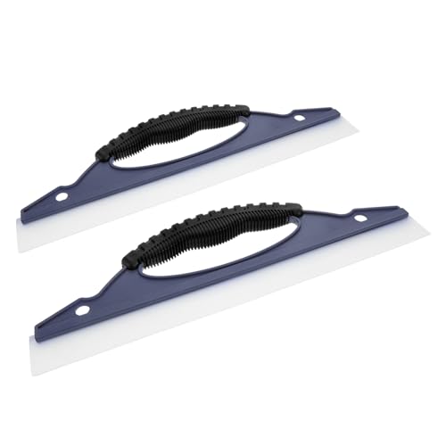 HEALEEP 2piezas Rasquetas De Silicona Para Automóviles Herramienta De Limpieza Suave Para Vidrios Para Remover Agua y Nieve Invierno Compatible Vehículos