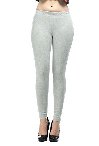 Image of Frenchtrendz Women's Slim Fit Mid Rise Stretchable Cotton Modal Spandex Jegging Pull On