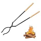 Heavy Duty Firewood Tongs – 42' Large Fireplace Tongs...