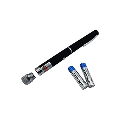 Image of Ozoy Multipurpose Green Laser Light Pen for Presentation with Adjustable Cap to Change Project Design (Silver)