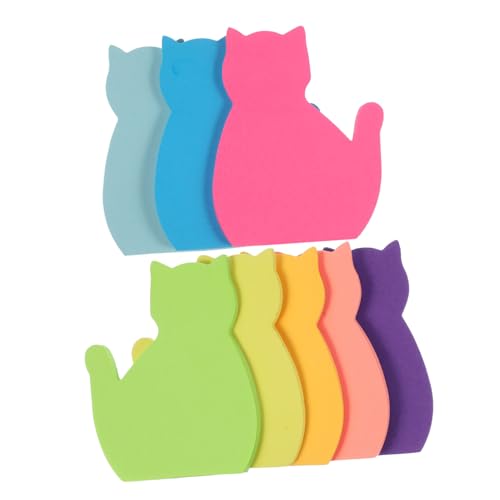 NULYLU 8個便利? 便?本 入りメモ帳 鮮やかな色合いで目立 書 く簡単に貼