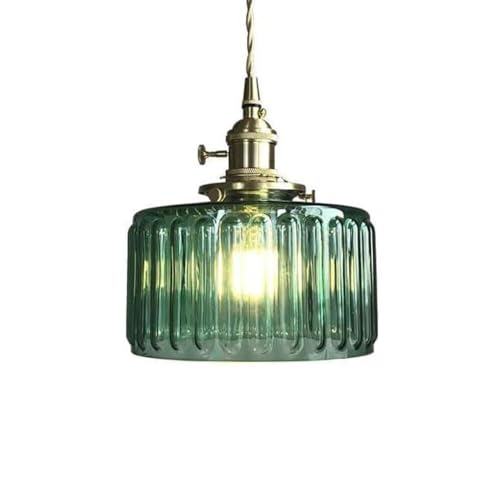 Lustre suspension en verre E27 au design rétro nordique chic - 2