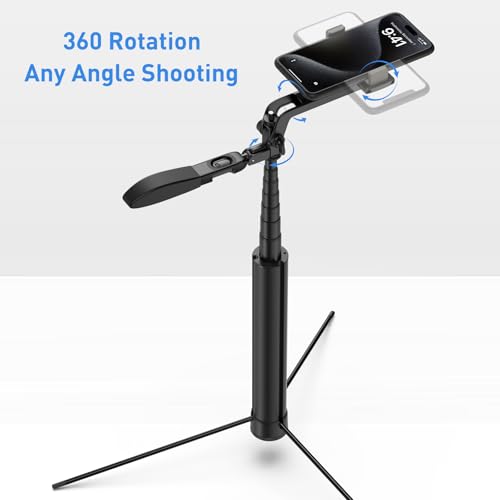Liphisy SST01 72-Inch Metal Tripod And Selfie Stick For Cell Phone And Camera thumb #2