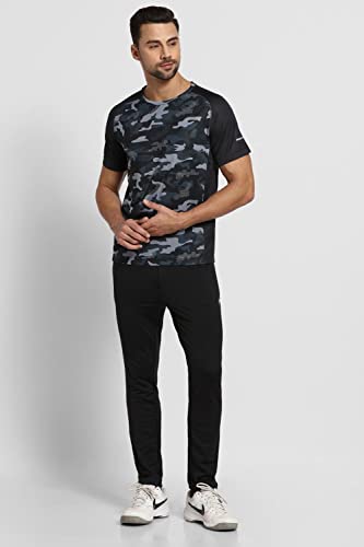 Image of Van Heusen Men Polyester Active Sports Swift Dry Regular Fit T-Shirt - Anti Microbial, Crew Neck