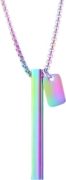 Tactile Breathing Necklace for Stress & Anxiety Relief | 4-7-8 Breathing Tool | Natural Calm & Stress Relief | Stylish Hypoallergenic Jewelry with