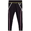 Reebok Girls' Leggings Multipack - 4 Pack Performance Stretch Pants Kids Clothing Bundle, Size 7, Rainbow Tie Dye/Black