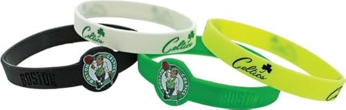 Aminco NBA Boston Celtics Silicone Bracelet 4-Pack
