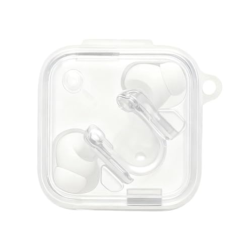 JHIALG Funda protectora para auriculares sin oído (3) carcasa de silicona para auriculares 2025 con compartimento de almacenamiento