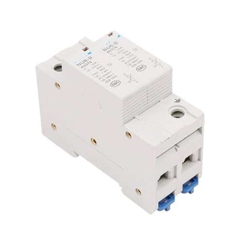 Surge Protector 2P 15KA- 40KA/275V Protective Low-voltage Arrester Device IP20 Lightning Protection NU-6-II-2P