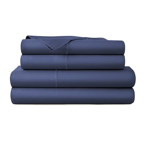 Image of Whisper Organics 100% Organic Cotton Bed Sheets with Deep Pocket 4 Pc. Set
