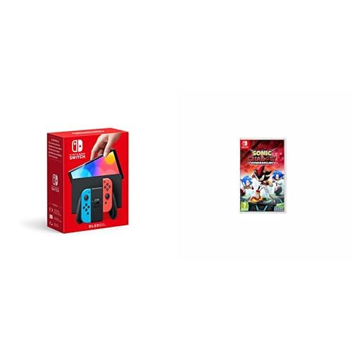 Nintendo Switch (versión OLED) Azul Neón/Rojo Neón & Sonic X Shadow Generations